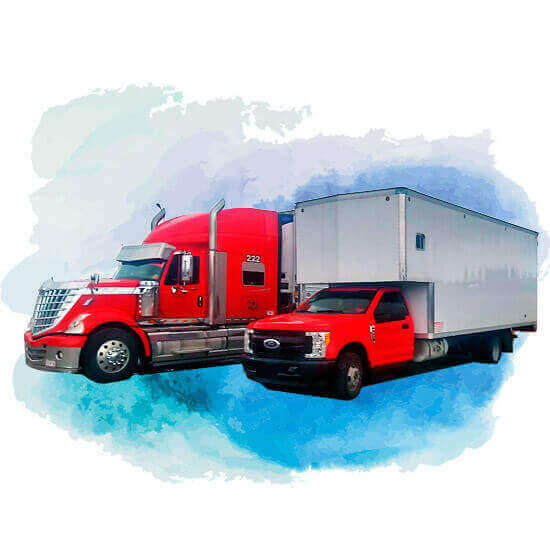 Servicio de trailers y camiones con caja